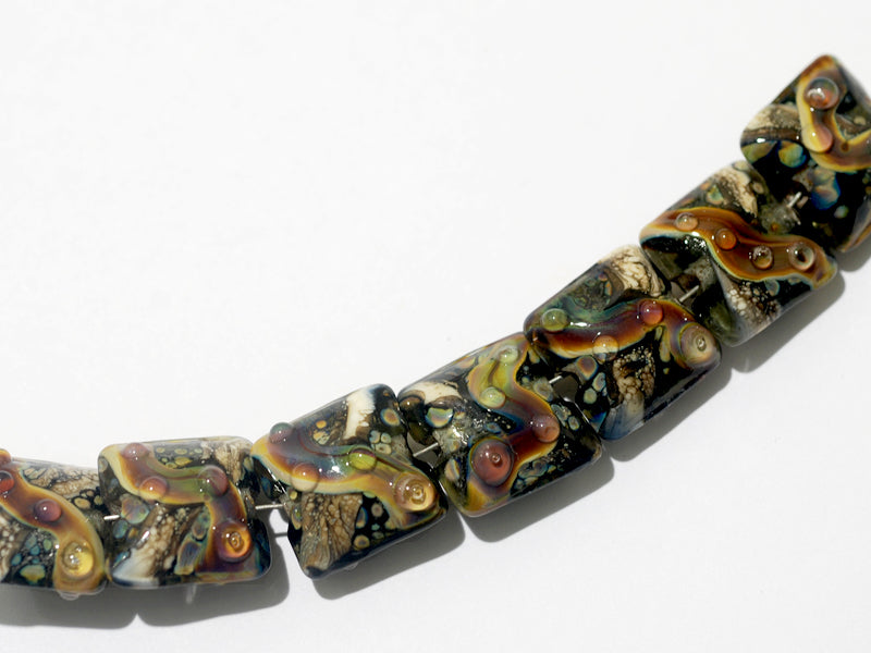 10902304 - Seven Cheyenne Rock Pillow Beads