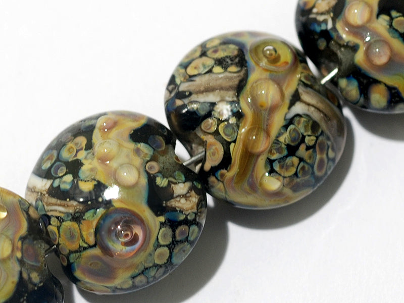 grace lampwork beads artisan handmade glass beads SRA