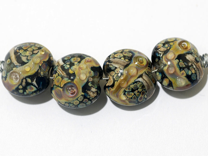 grace lampwork beads artisan handmade glass beads SRA