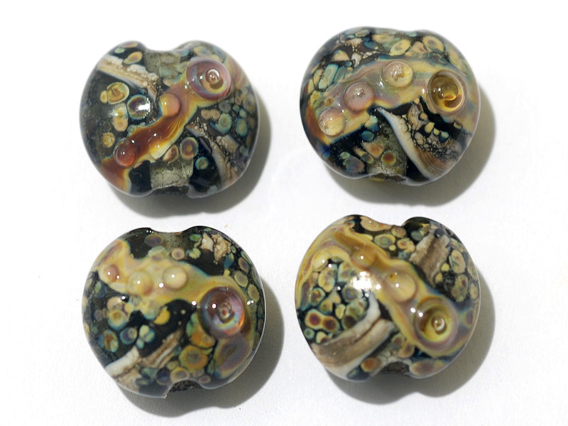 grace lampwork beads artisan handmade glass beads SRA