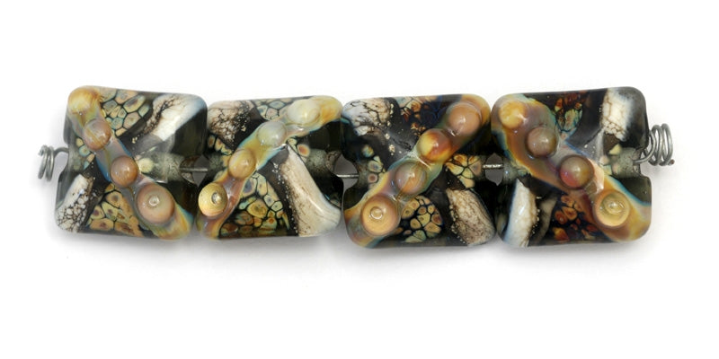 grace lampwork beads artisan handmade glass beads SRA