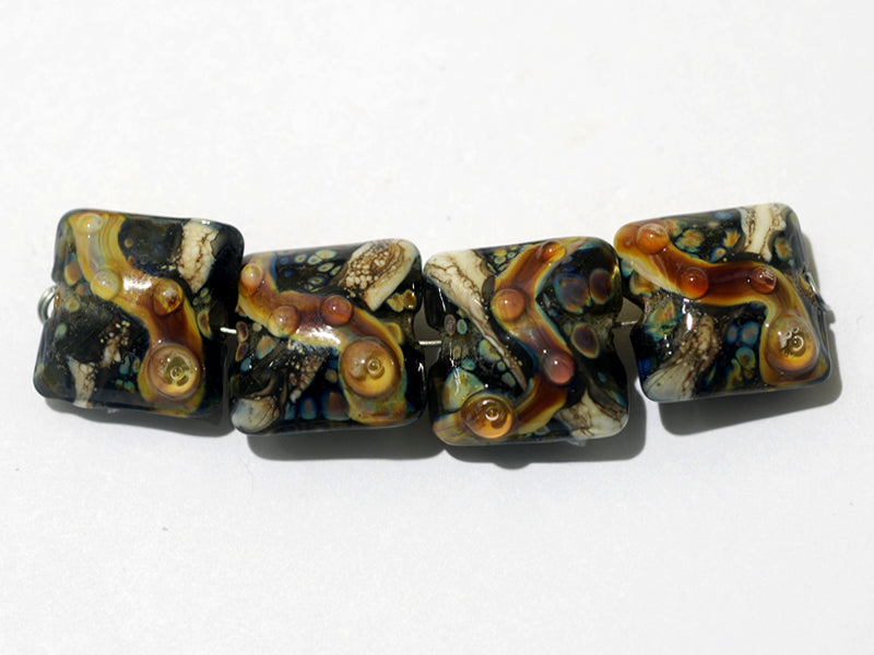 grace lampwork beads artisan handmade glass beads SRA
