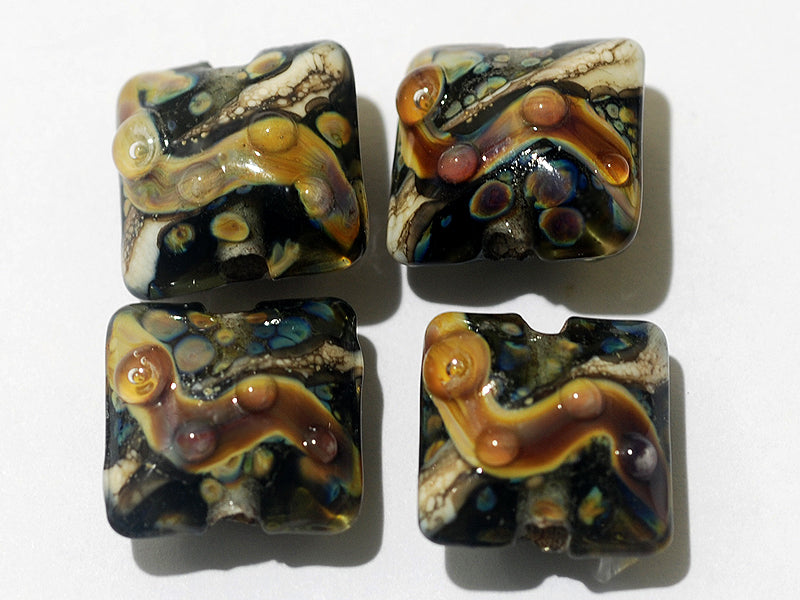 grace lampwork beads artisan handmade glass beads SRA