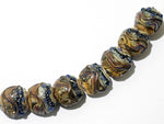 10902402 - Seven Beige & Ivory Free Style Lentil Beads