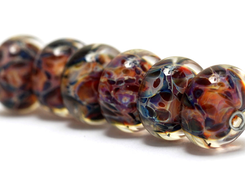 grace lampwork beads artisan handmade glass beads SRA