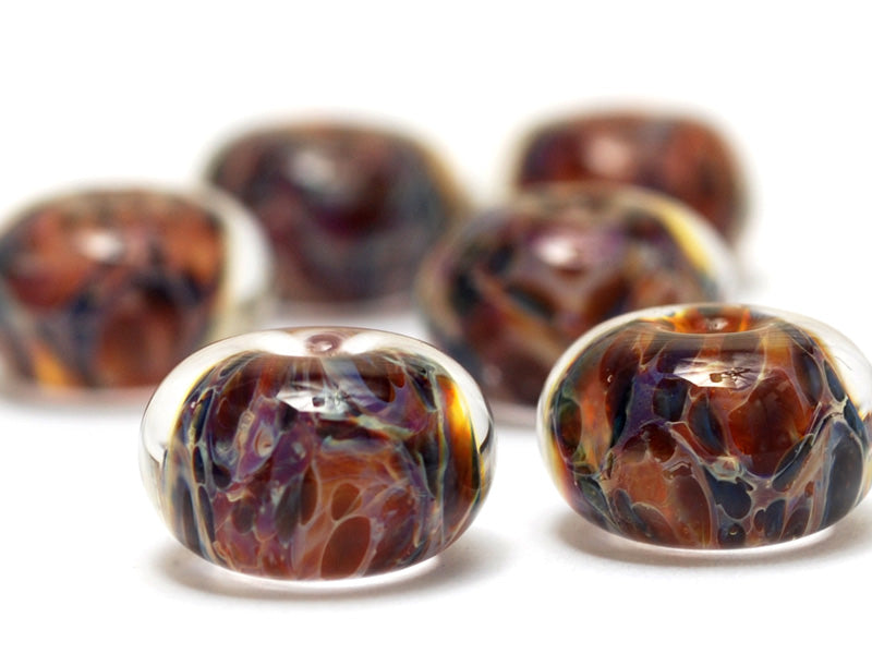 grace lampwork beads artisan handmade glass beads SRA