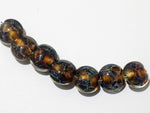 10902502 - Seven Multi-color w/Blue & Red Lentil Beads