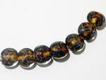 10902502 - Seven Multi-color w/Blue & Red Lentil Beads