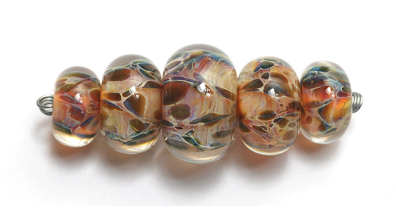 grace lampwork beads artisan handmade glass beads SRA