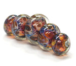 grace lampwork beads artisan handmade glass beads SRA