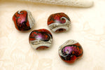 grace lampwork beads artisan handmade glass beads SRA