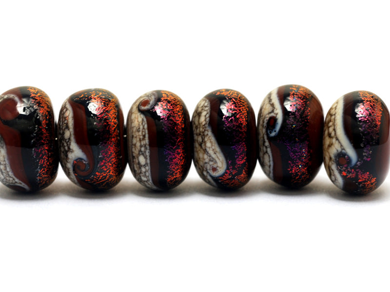 grace lampwork beads artisan handmade glass beads SRA