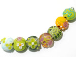 grace lampwork beads artisan handmade glass beads SRA