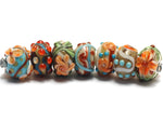grace lampwork beads artisan handmade glass beads SRA