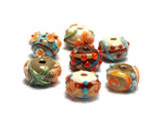 grace lampwork beads artisan handmade glass beads SRA