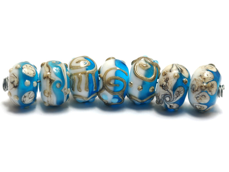 11004901 - Seven Weave w/Bubble Rondelle Beads