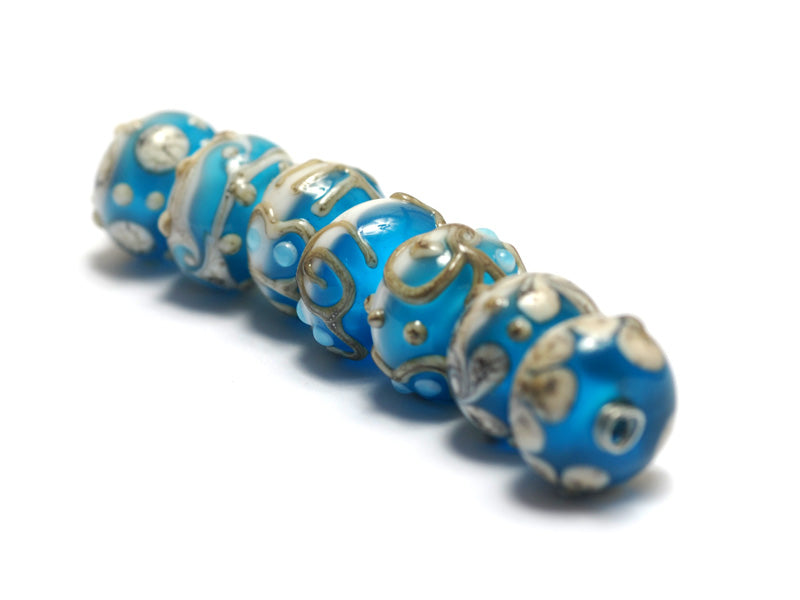 11004901 - Seven Weave w/Bubble Rondelle Beads