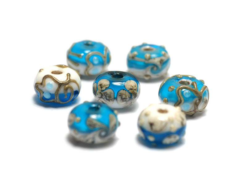 11004901 - Seven Weave w/Bubble Rondelle Beads