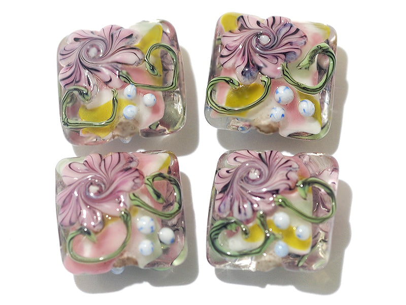 grace lampwork beads artisan handmade glass beads SRA