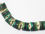 11005504 - Seven Green/Ivory Pillow Beads