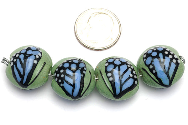grace lampwork beads artisan handmade glass beads SRA