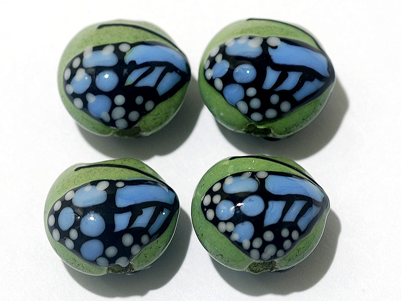 grace lampwork beads artisan handmade glass beads SRA