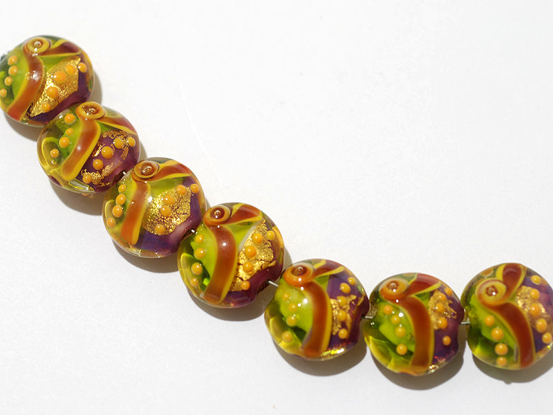 grace lampwork beads artisan handmade glass beads SRA