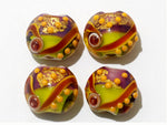 grace lampwork beads artisan handmade glass beads SRA