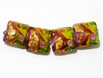 11007014 - Four Carolina Parakeet Pillow Beads