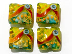 grace lampwork beads artisan handmade glass beads SRA