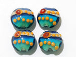 grace lampwork beads artisan handmade glass beads SRA