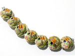 grace lampwork beads artisan handmade glass beads SRA