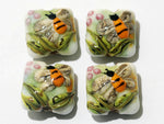 11007314 - Four Bumble Bee Garden Pillow Beads