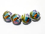 grace lampwork beads artisan handmade glass beads SRA