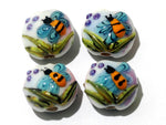 grace lampwork beads artisan handmade glass beads SRA