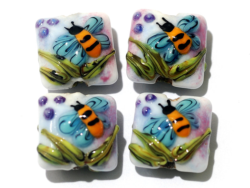 11007414 - Four Bumble Bee Dreams Pillow Beads