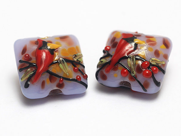 grace lampwork beads artisan handmade glass beads SRA