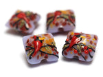 grace lampwork beads artisan handmade glass beads SRA