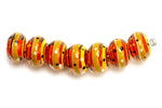 grace lampwork beads artisan handmade glass beads SRA