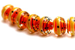 grace lampwork beads artisan handmade glass beads SRA