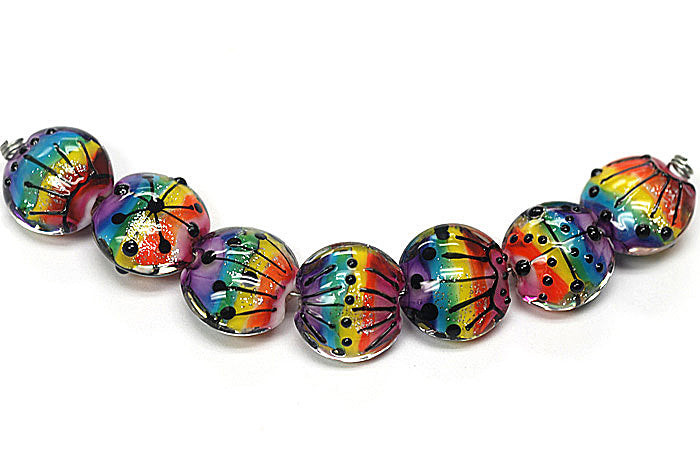 grace lampwork beads artisan handmade glass beads SRA