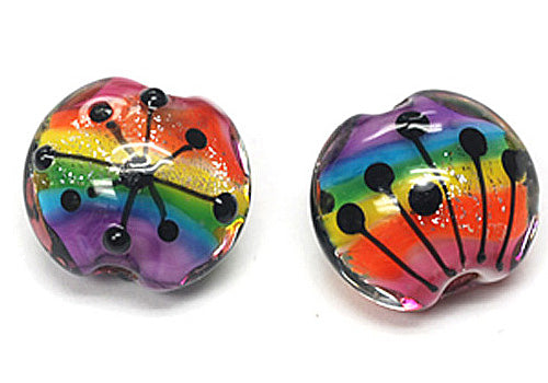 grace lampwork beads artisan handmade glass beads SRA