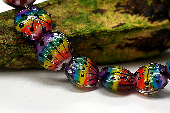 grace lampwork beads artisan handmade glass beads SRA