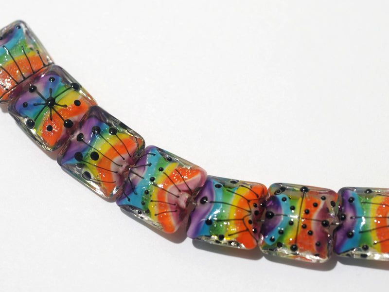 11008204 - Seven Rainbow Balloons Pillow Beads
