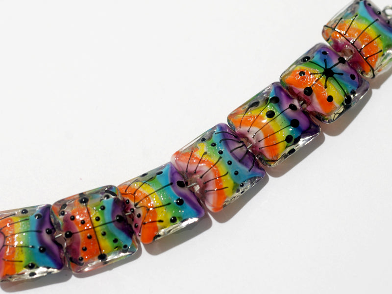 11008204 - Seven Rainbow Balloons Pillow Beads