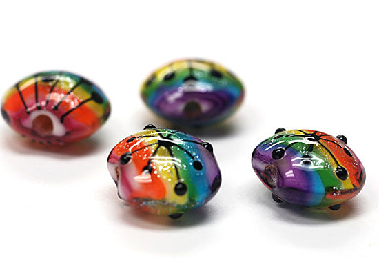 grace lampwork beads artisan handmade glass beads SRA