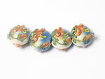 11008612 - Four Hawaiian Vacation Lentil Beads
