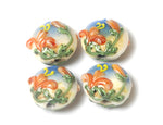 11008612 - Four Hawaiian Vacation Lentil Beads
