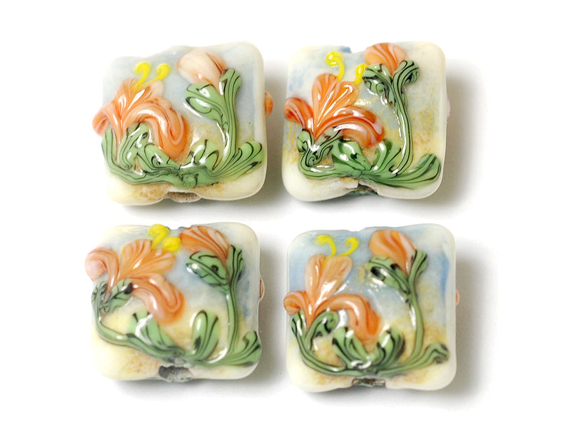 11008614 - Four Hawaiian Vacation Pillow Beads