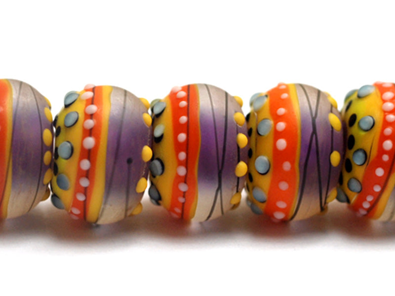 11008801 - Seven Barcelona Matte Rondelle Beads